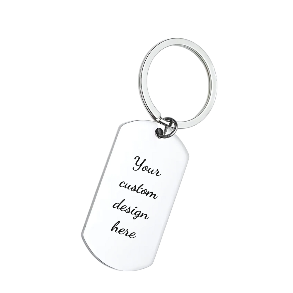 Tagged: Personalised Stainless Steel Keyring