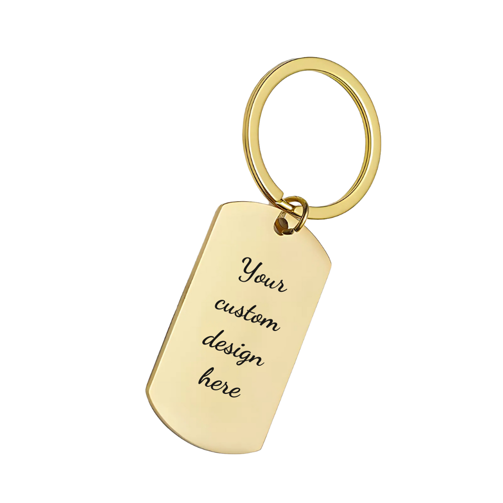 Tagged: Personalised Stainless Steel Keyring
