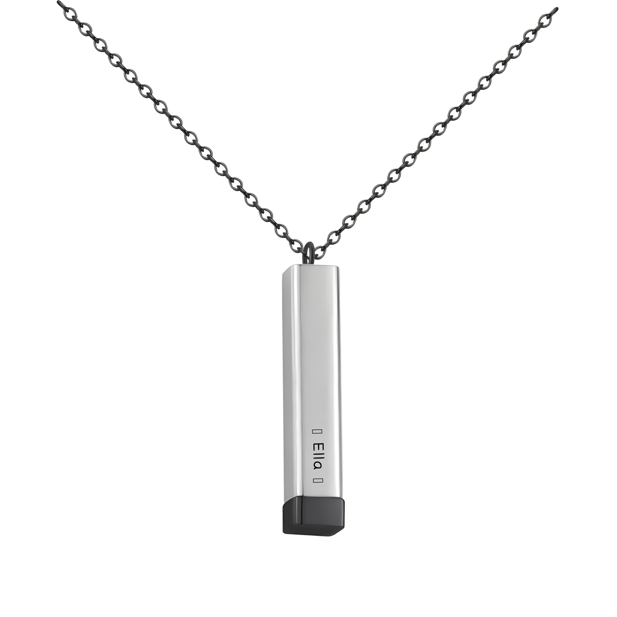 The Secret Bar: Personalised Stainless Steel Necklace