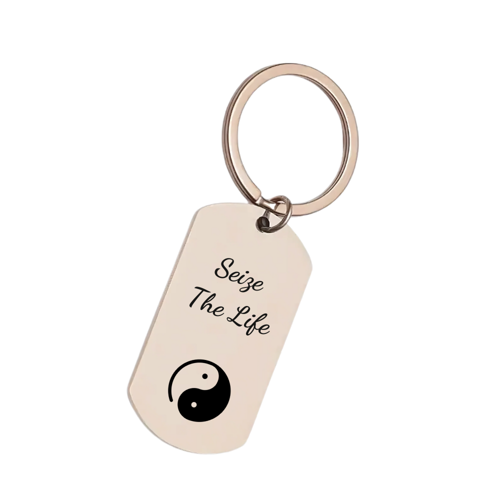 Tagged: Personalised Stainless Steel Keyring