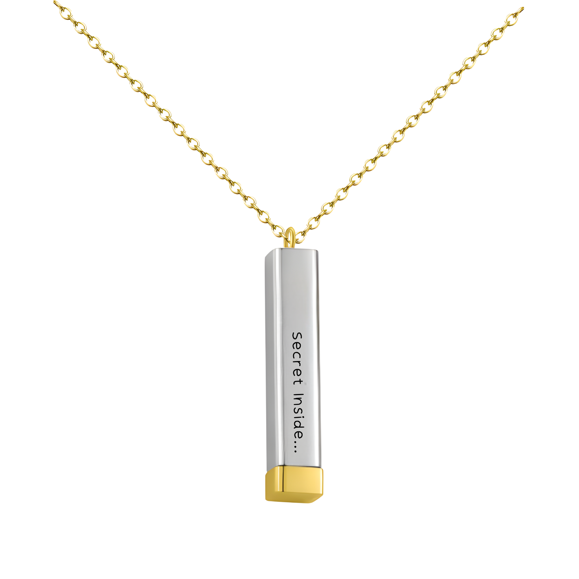 The Secret Bar: Personalised Stainless Steel Necklace