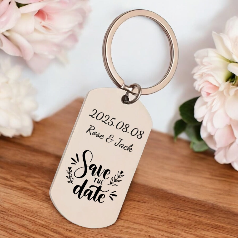 Tagged: Personalised Stainless Steel Keyring