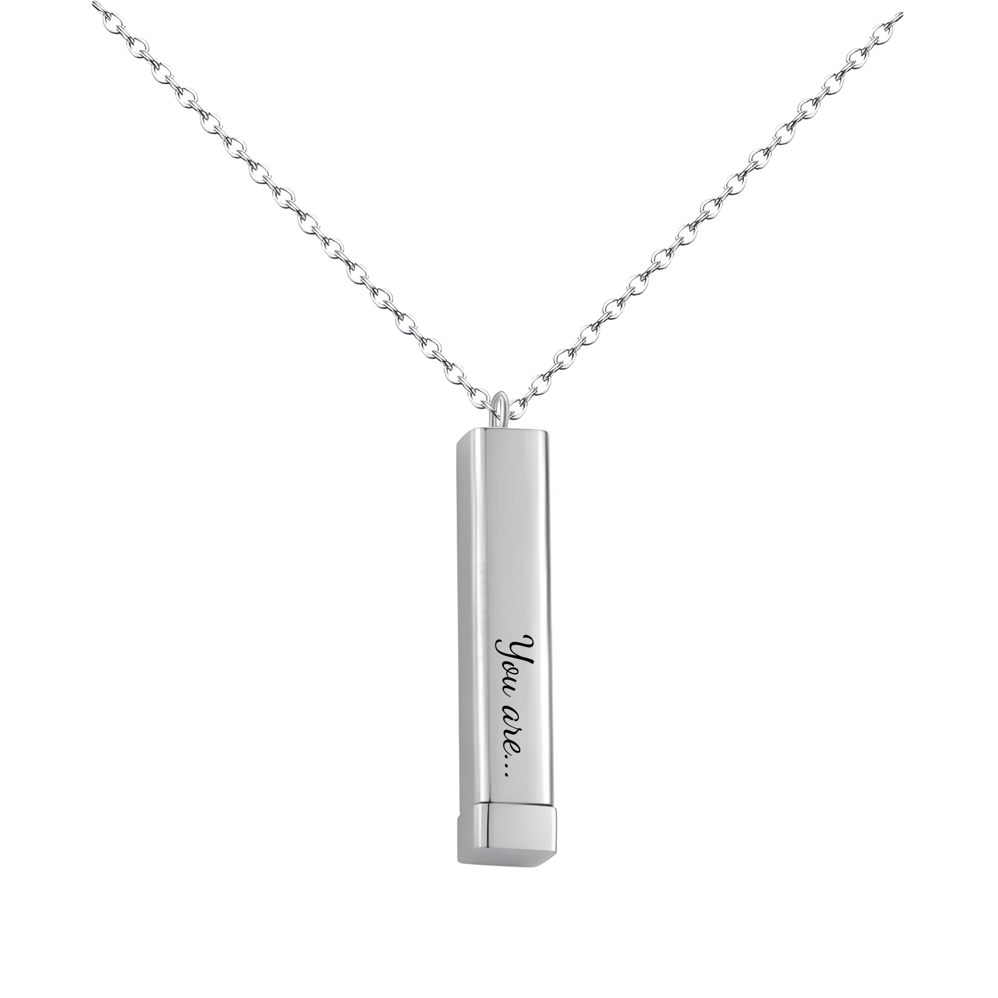 The Secret Bar: Personalised Stainless Steel Necklace