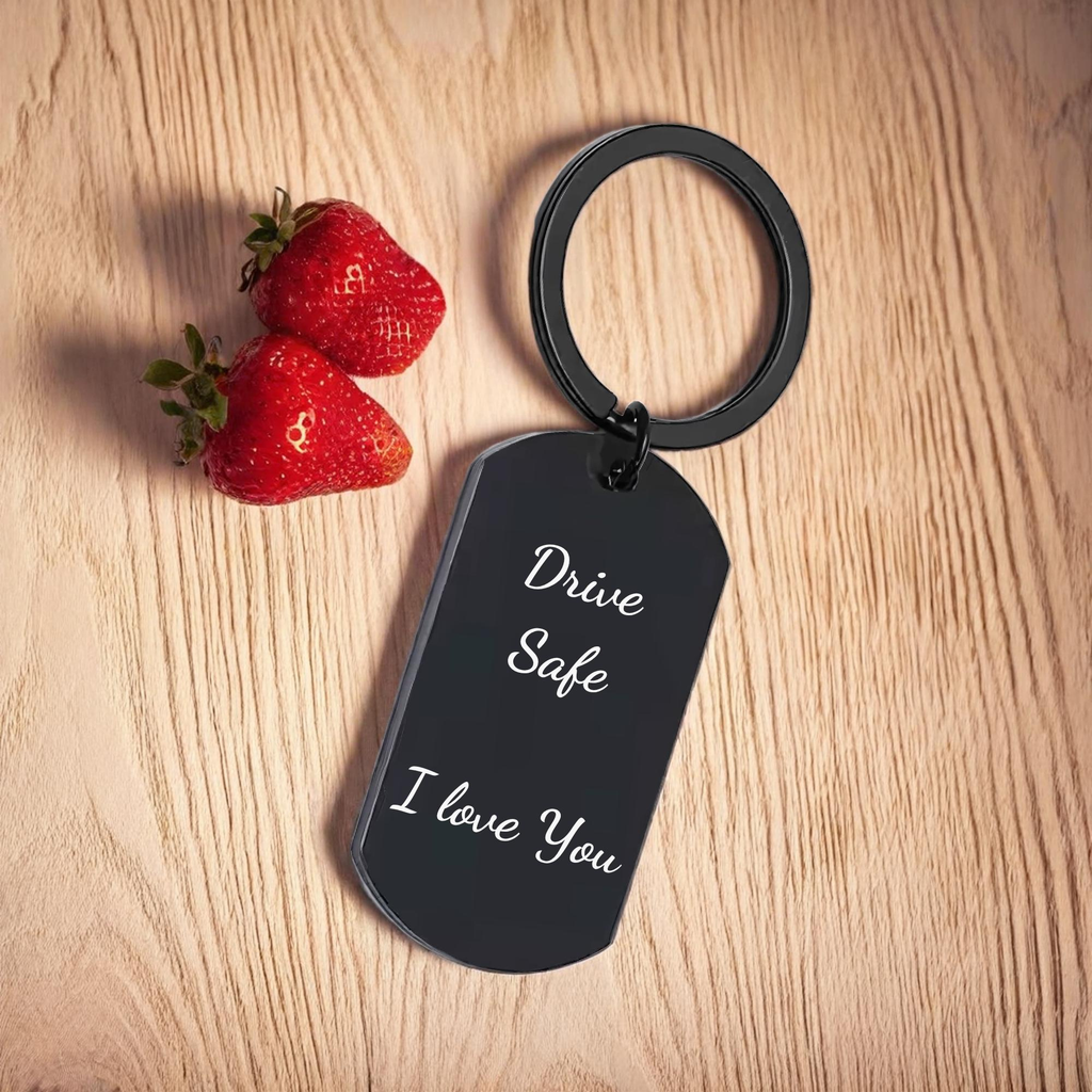 Tagged: Personalised Stainless Steel Keyring