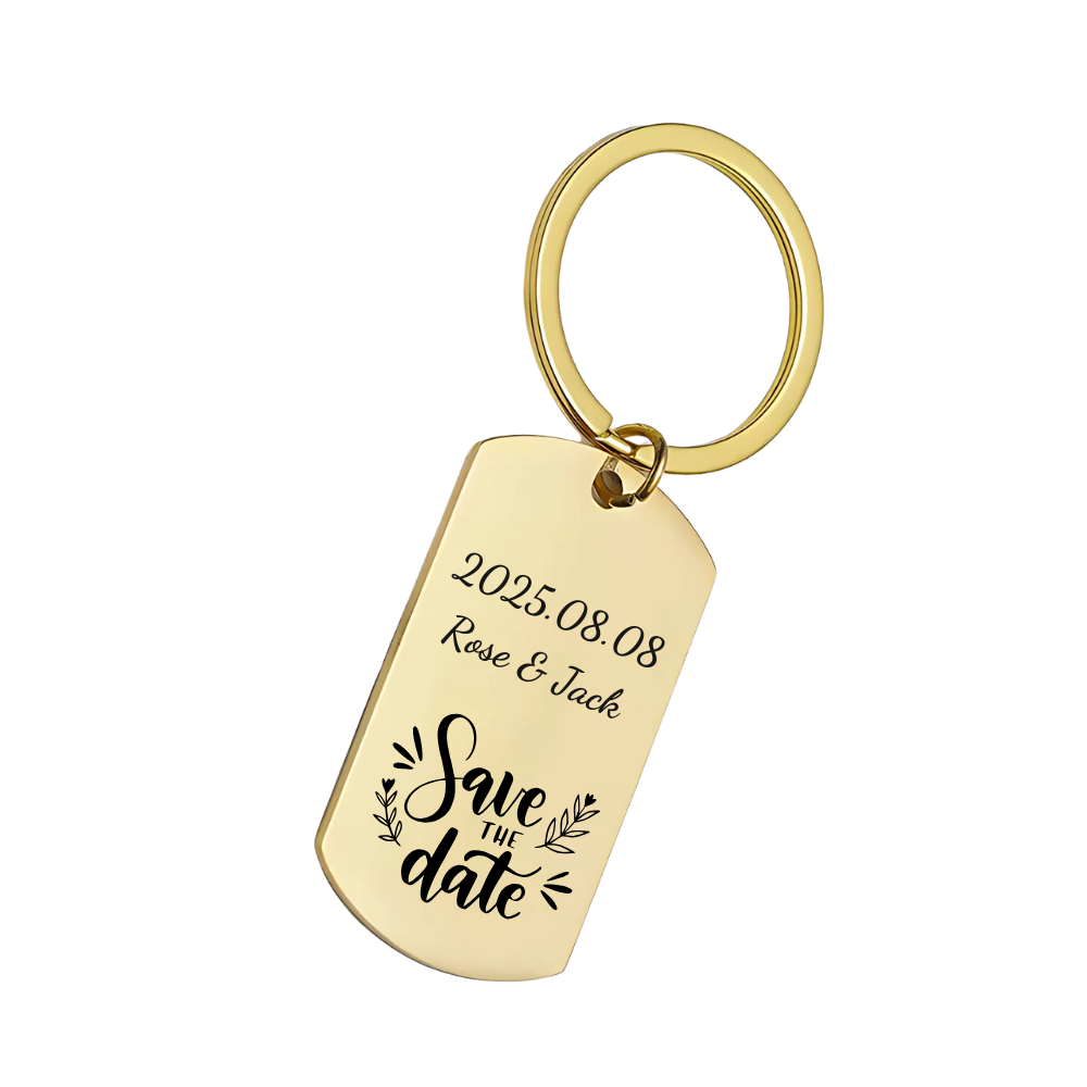 Tagged: Personalised Stainless Steel Keyring