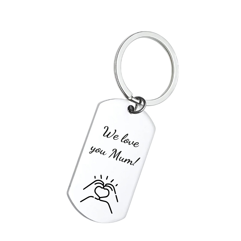 Tagged: Personalised Stainless Steel Keyring