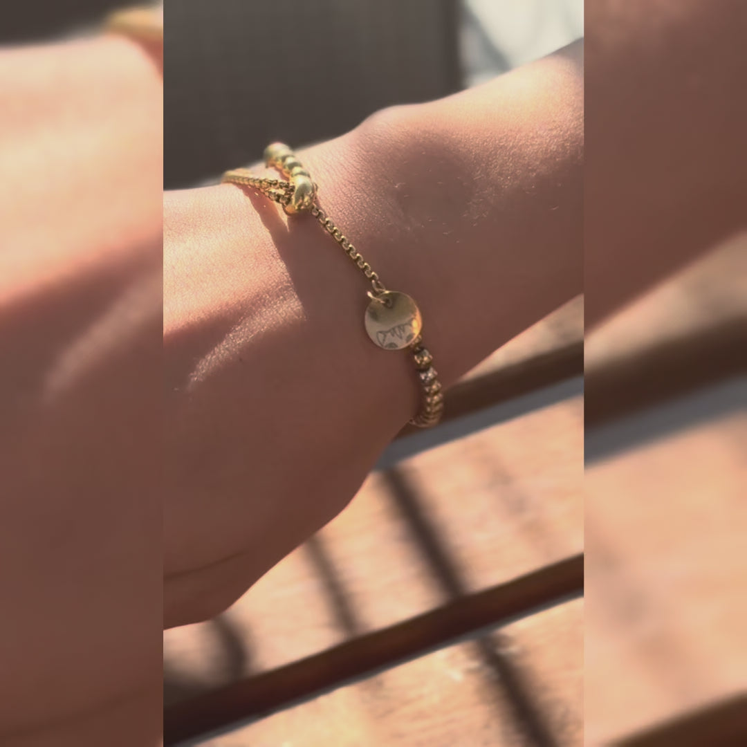 Whisper Beads: Personalised Stainless Steel Bracelet